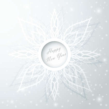 Abstract background with snowflake. Vector.  Can be used for web design and  workflow layoutのイラスト素材