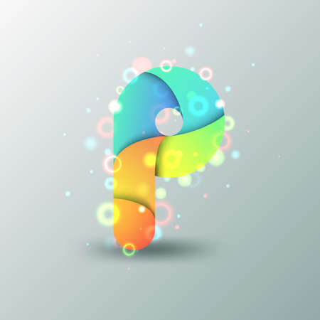 Modern Capital Letter Nのイラスト素材