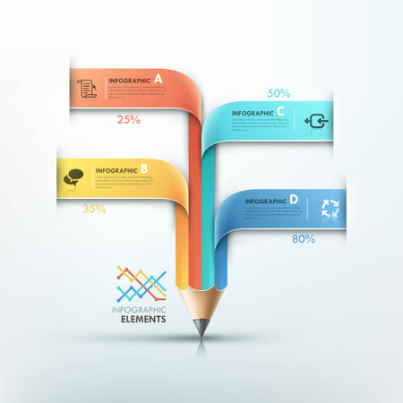 Modern Infographic templateのイラスト素材