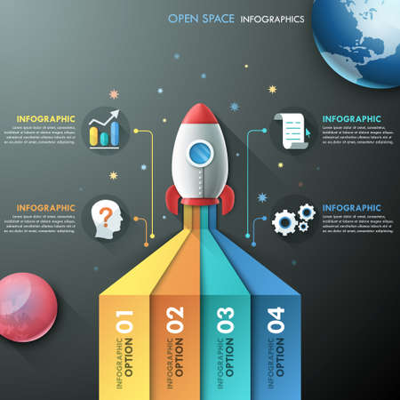 Modern Infographic Templateのイラスト素材