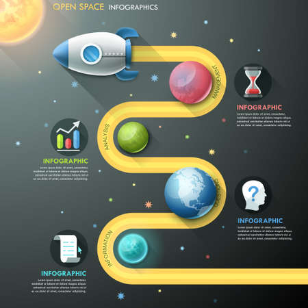 Modern Infographic Templateのイラスト素材