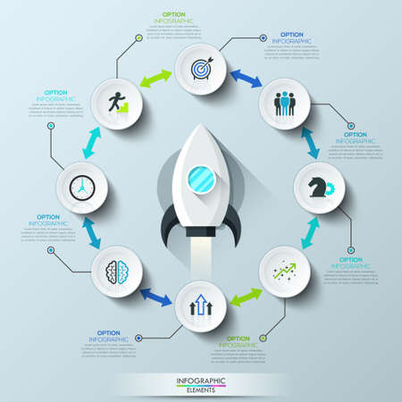 Infographic design layoutのイラスト素材