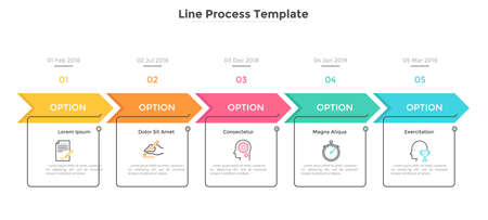 Modern Infographic Templateのイラスト素材