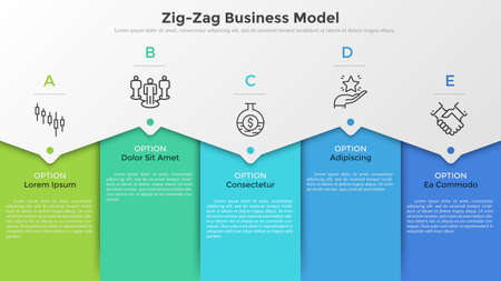 Modern Infographic Templateのイラスト素材