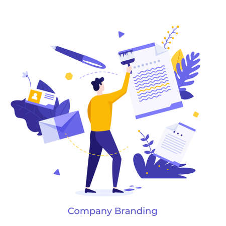 Abstract character conceptのイラスト素材