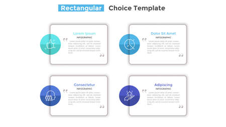Modern Infographic Vector Templateのイラスト素材