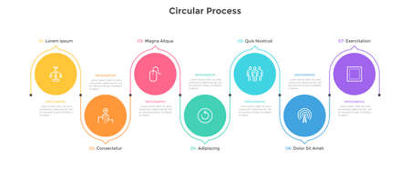 Modern Infographic Options Templateのイラスト素材