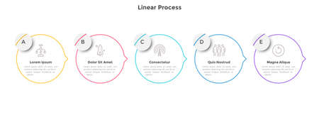 Modern Infographic Options Templateのイラスト素材