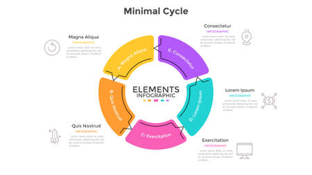 Modern Infographic Vector Templateのイラスト素材