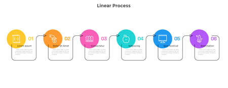 Modern Infographic Vector Templateのイラスト素材