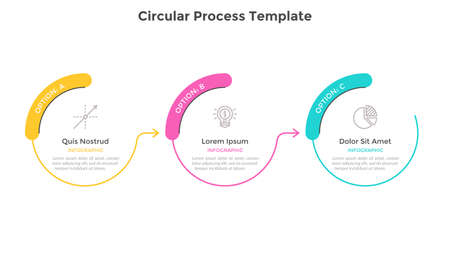 Modern Infographic Vector Templateのイラスト素材