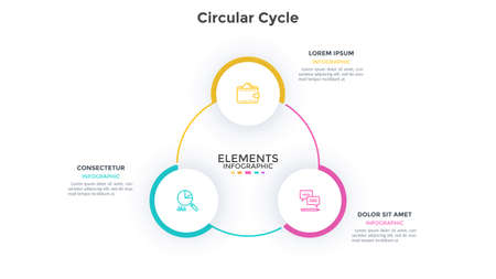 Modern Infographic Options Bannerのイラスト素材