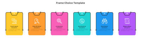 Modern Infographic Vector Templateのイラスト素材