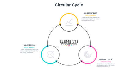 Modern Infographic Options Bannerのイラスト素材