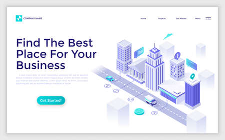Isometric vector illustrationのイラスト素材