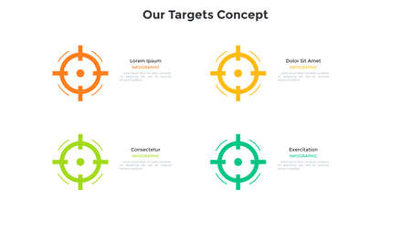 Flat Infographic Templateのイラスト素材