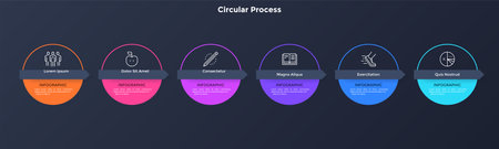 Modern Infographic Vector Templateのイラスト素材