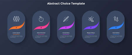 Modern Infographic Vector Templateのイラスト素材