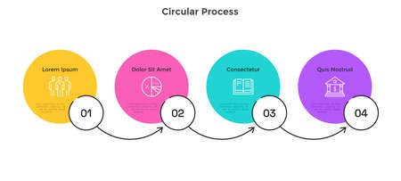 Modern Infographic Vector Templateのイラスト素材