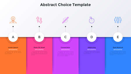 Modern Infographic Vector Templateのイラスト素材
