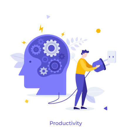 Flat Character Conceptのイラスト素材