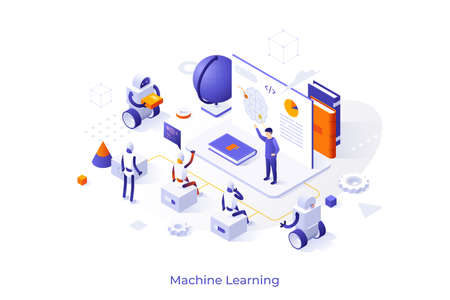 Isometric Vector Illustration For Websiteのイラスト素材