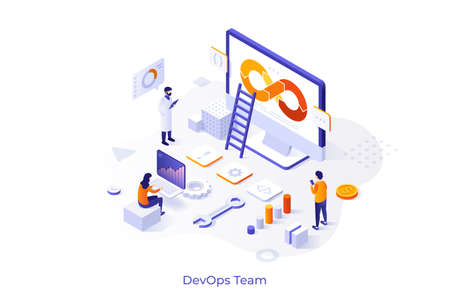 Isometric Vector Illustration For Website
