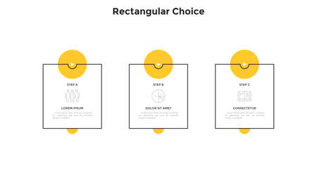 Modern Infographic Vector Bannerのイラスト素材