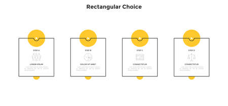 Modern Infographic Vector Bannerのイラスト素材