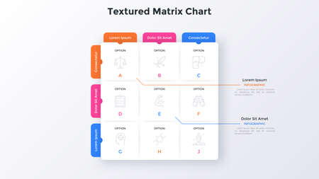 Modern Infographic Vector Bannerのイラスト素材