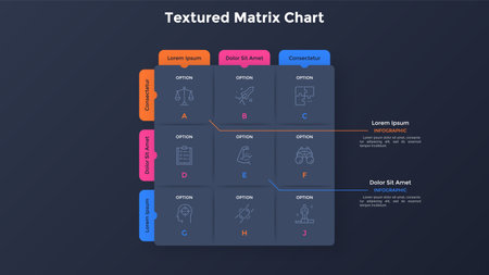 Modern Infographic Vector Bannerのイラスト素材