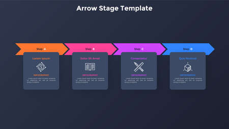 Modern Infographic Vector Bannerのイラスト素材