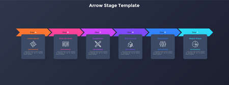 Modern Infographic Vector Bannerのイラスト素材