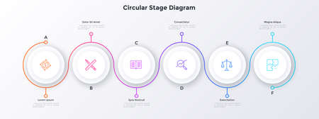 Modern Infographic Vector Bannerの写真素材