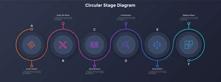 Modern Infographic Vector Bannerのイラスト素材