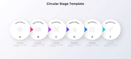 Modern Infographic Vector Bannerのイラスト素材