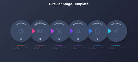 Modern Infographic Vector Bannerのイラスト素材
