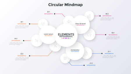 Modern Infographic Vector Bannerのイラスト素材