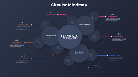 Modern Infographic Vector Bannerのイラスト素材