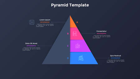 Modern Infographic Vector Bannerのイラスト素材