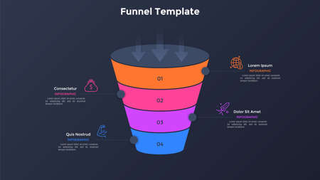 Modern Infographic Vector Bannerのイラスト素材