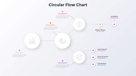 Modern Infographic Vector Bannerのイラスト素材