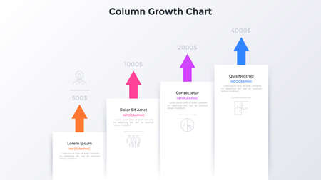 Modern Infographic Vector Bannerのイラスト素材