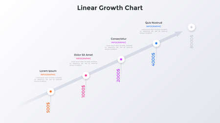 Modern Infographic Vector Bannerのイラスト素材