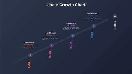 Modern Infographic Vector Bannerのイラスト素材