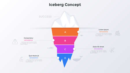 Modern Infographic Vector Bannerのイラスト素材