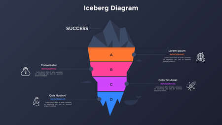 Modern Infographic Vector Bannerのイラスト素材