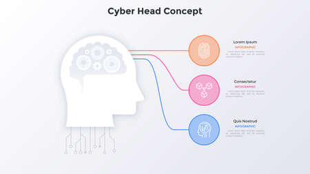 Modern Infographic Vector Bannerのイラスト素材
