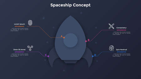 Modern Infographic Vector Bannerのイラスト素材