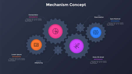 Modern Infographic Vector Bannerのイラスト素材